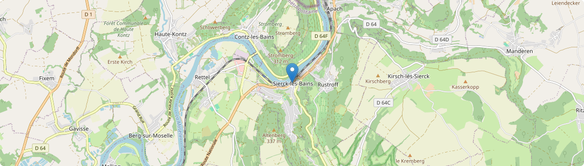 Sierck-les-Bains - Carte