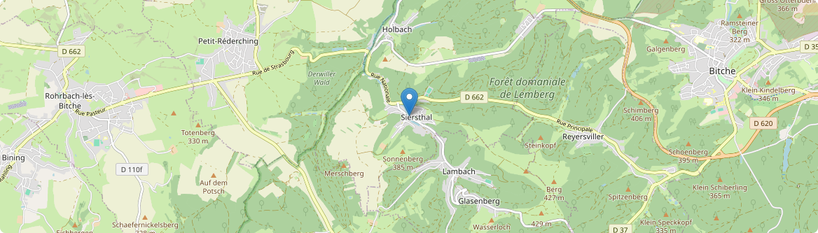 Siersthal - Carte