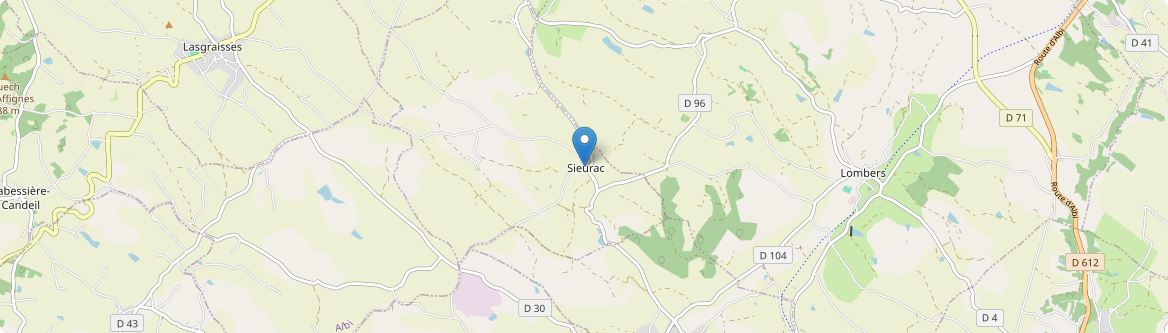 Sieurac - Carte