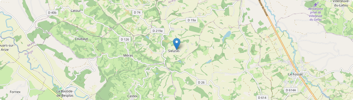 Sieuras - Carte