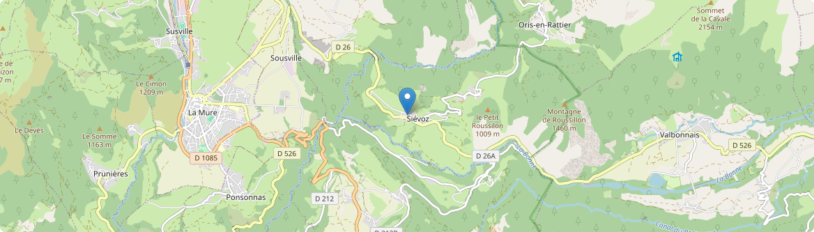 Siévoz - Carte