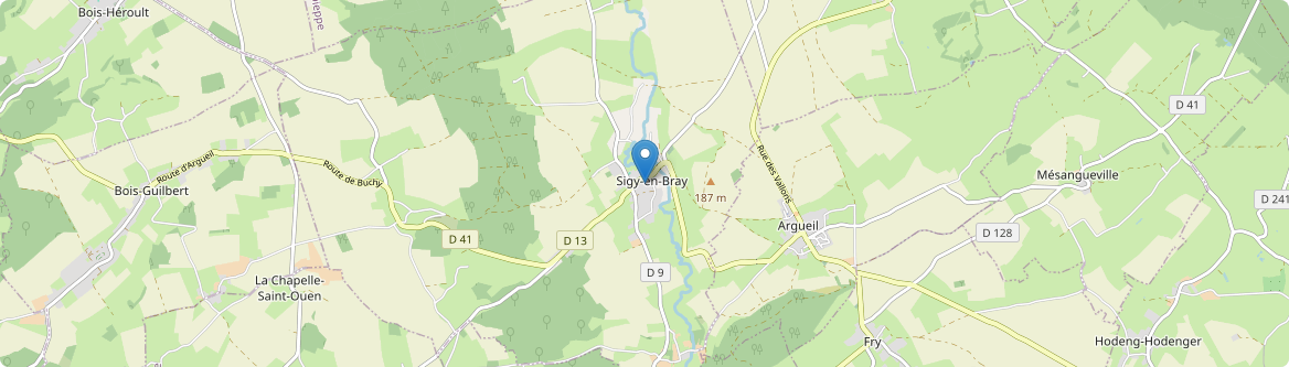 Sigy-en-Bray - Carte