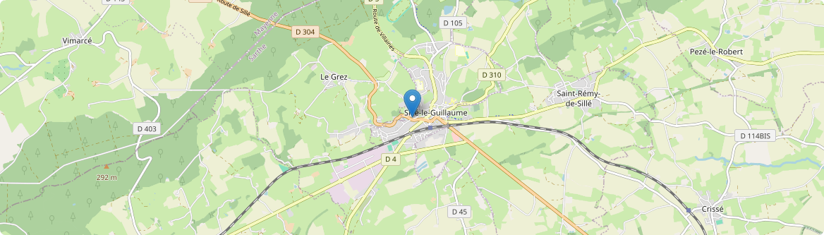 Sillé-le-Guillaume - Carte