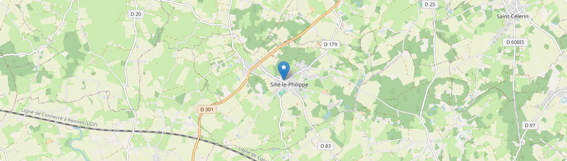 Sillé-le-Philippe - Carte