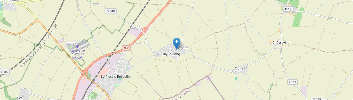 Silly-le-Long - Carte