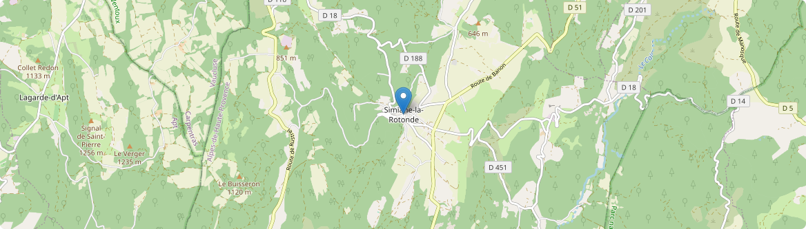 Simiane-la-Rotonde - Carte