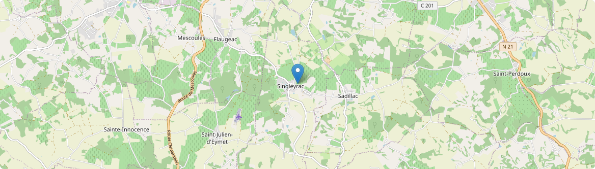 Singleyrac - Carte