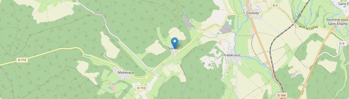 Sionne - Carte