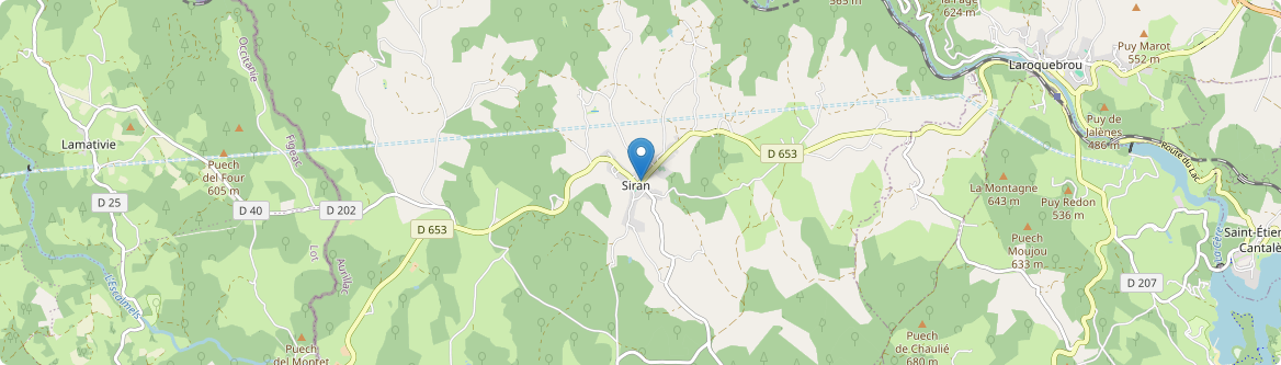 Siran - Carte