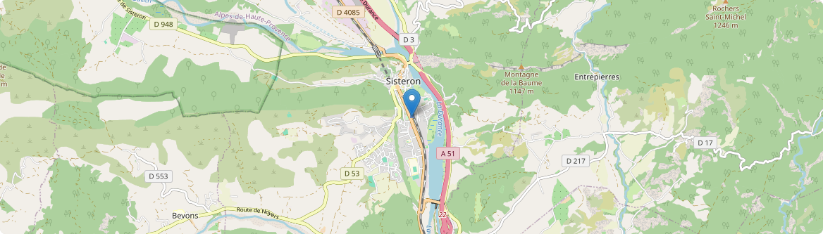 Sisteron - Carte