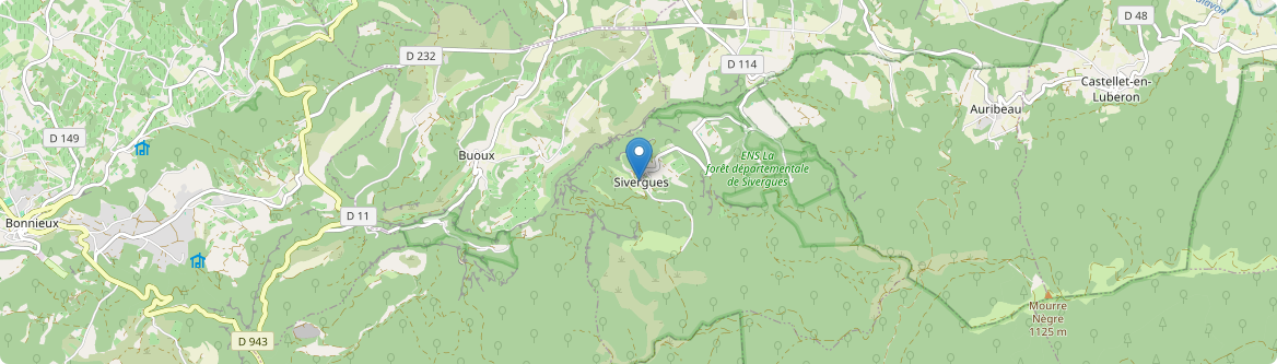 Sivergues - Carte