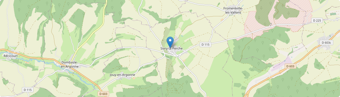 Sivry-la-Perche - Carte
