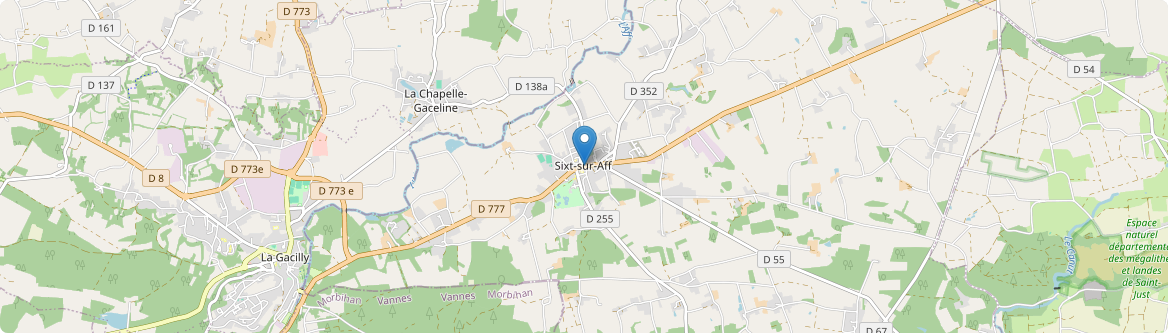 Sixt-sur-Aff - Carte