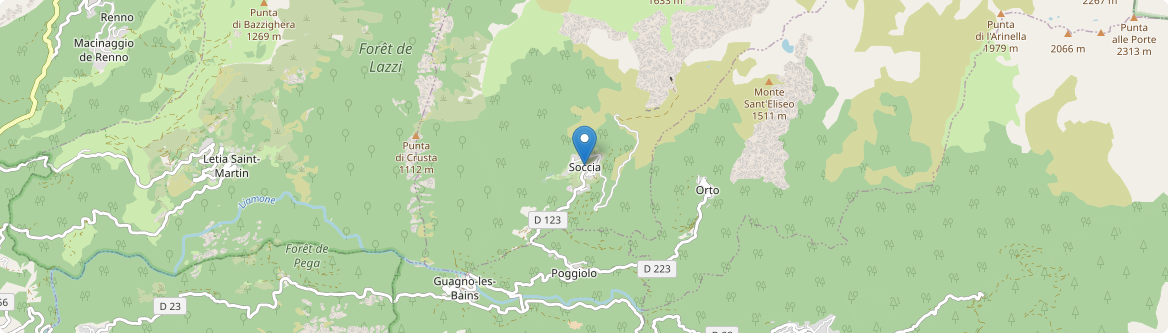 Soccia - Carte