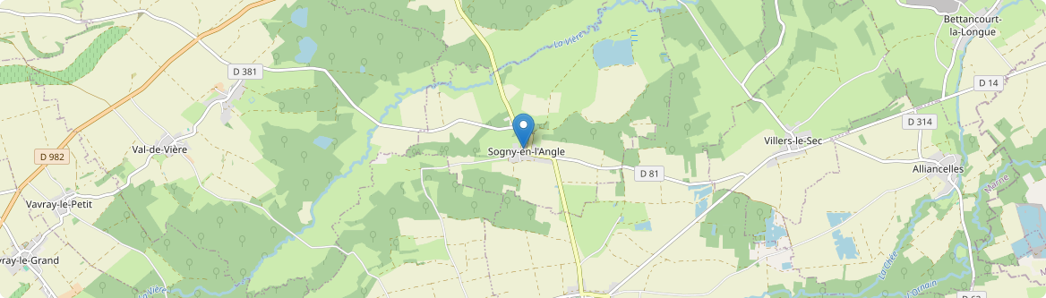 Sogny-en-l'Angle - Carte