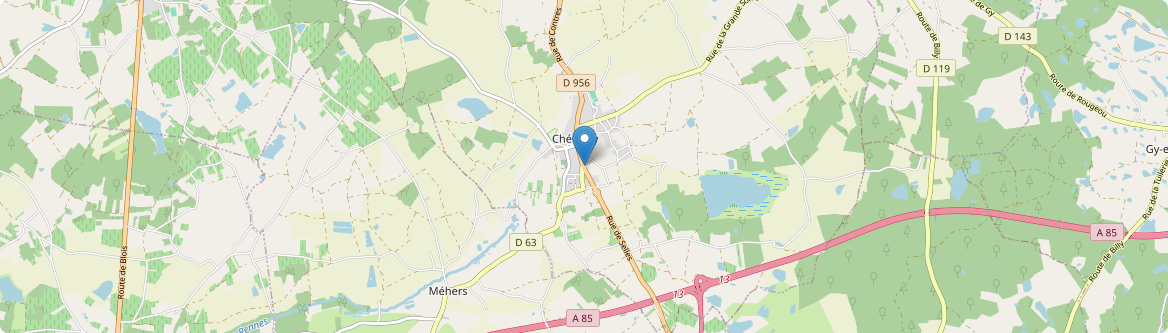 Soings-en-Sologne - Carte