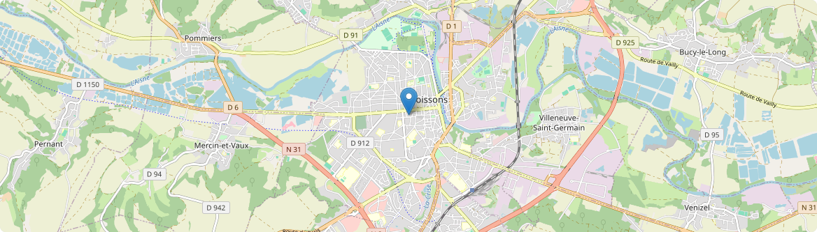 Soissons - Carte