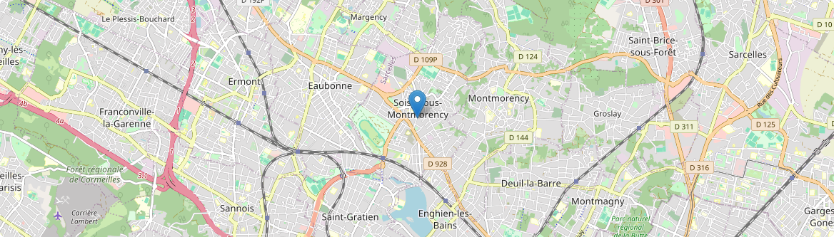 Soisy-sous-Montmorency - Carte