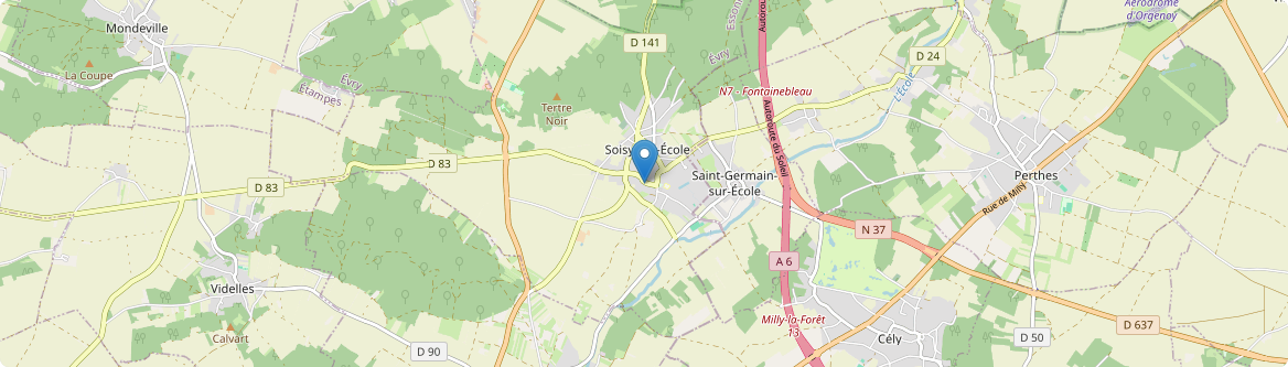 Soisy-sur-École - Carte