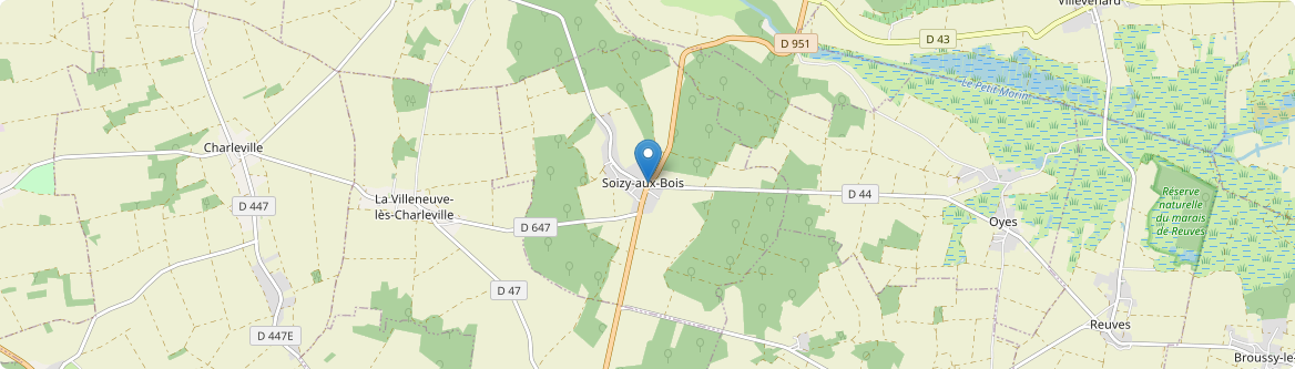Soizy-aux-Bois - Carte