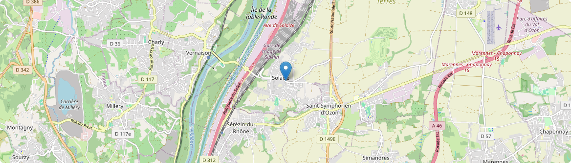 Solaize - Carte