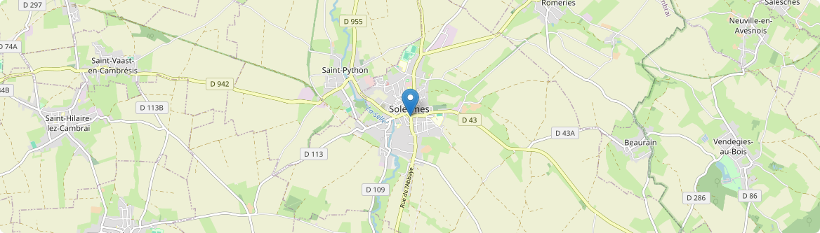 Solesmes - Carte
