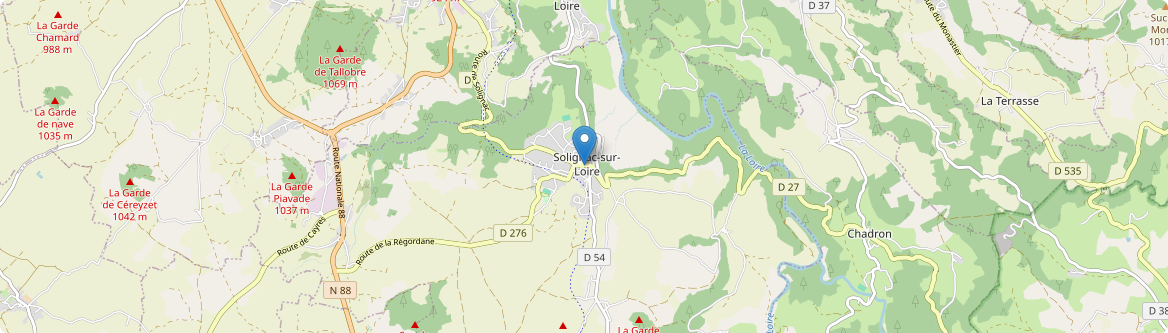 Solignac-sur-Loire - Carte