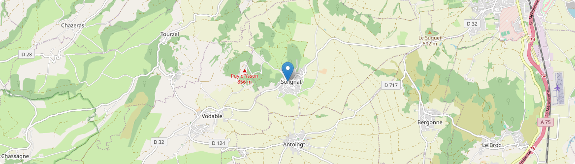 Solignat - Carte
