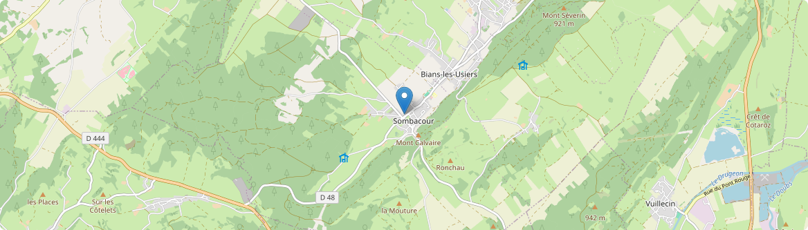 Sombacour - Carte