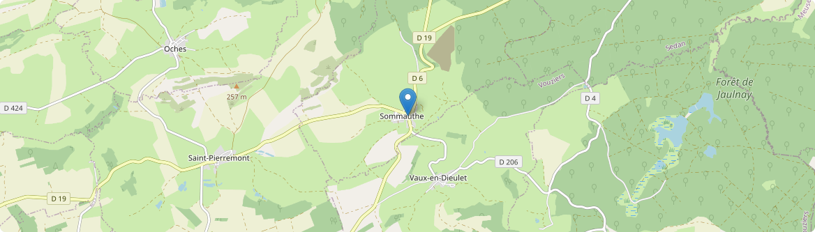 Sommauthe - Carte