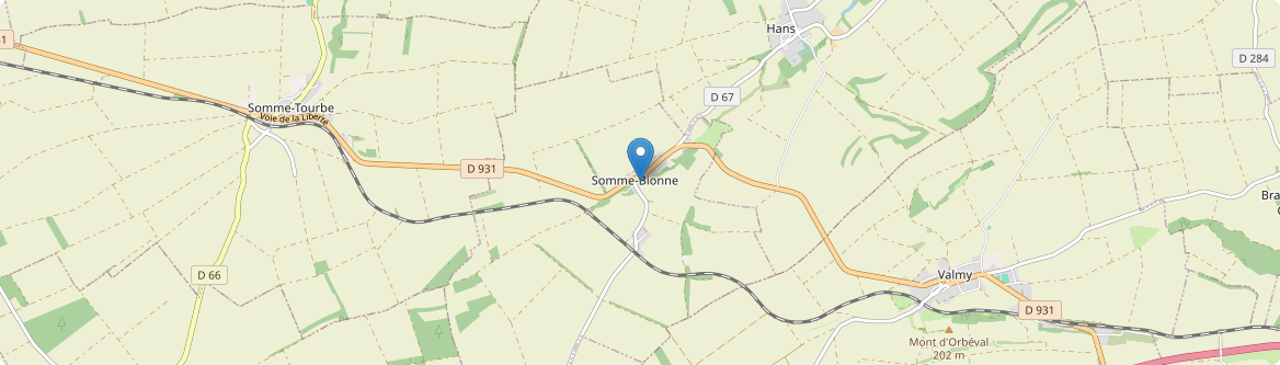 Somme-Bionne - Carte