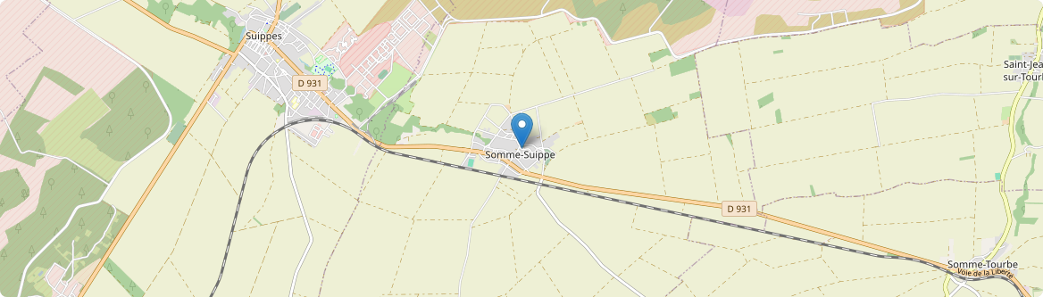 Somme-Suippe - Carte