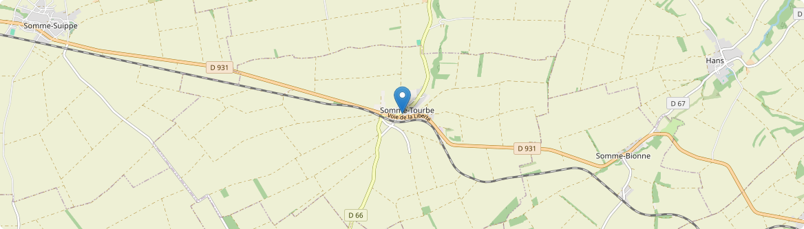 Somme-Tourbe - Carte