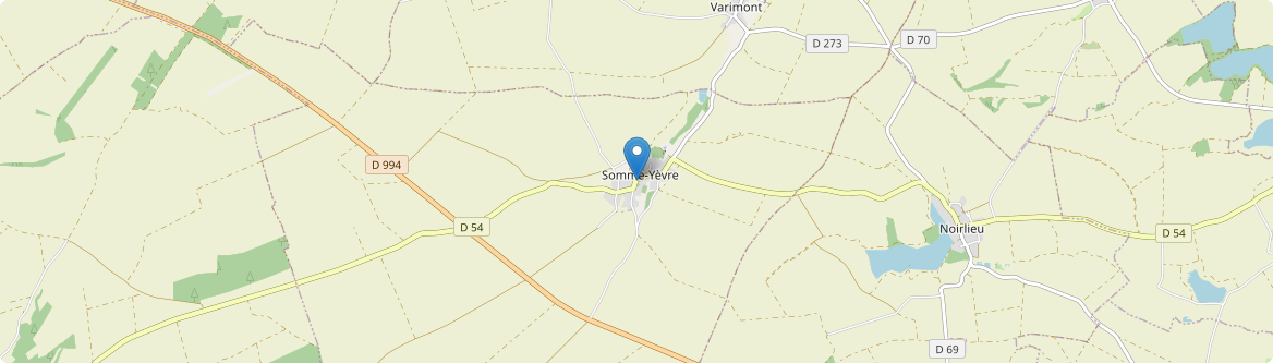 Somme-Yèvre - Carte