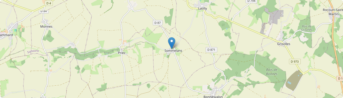 Sommelans - Carte
