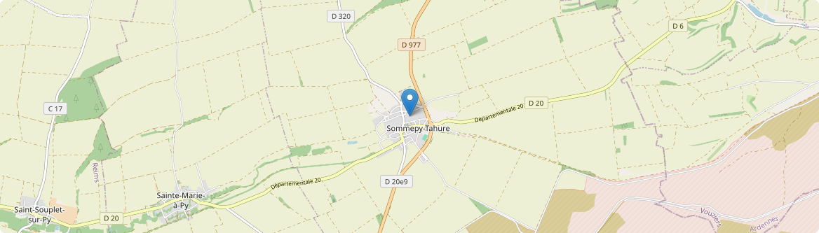 Sommepy-Tahure - Carte