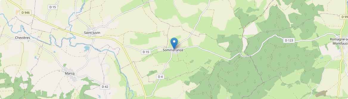 Sommerance - Carte