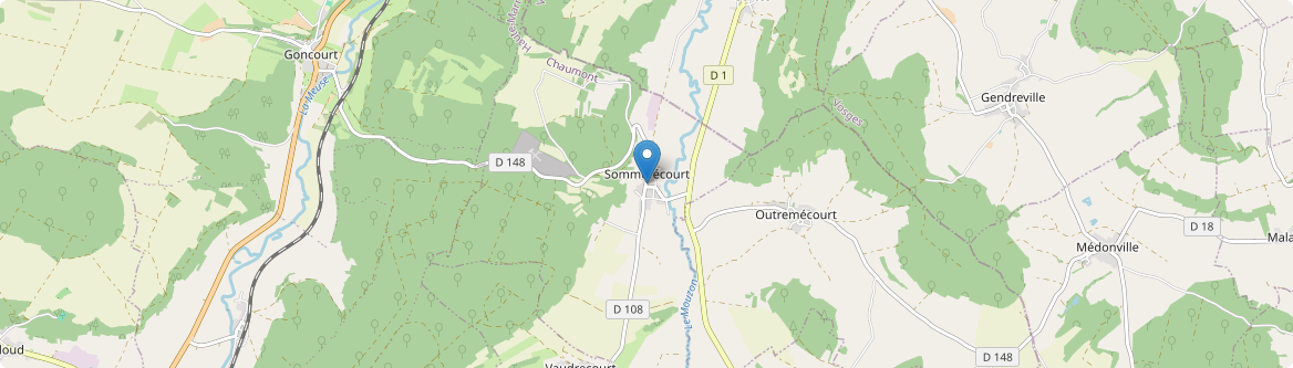 Sommerécourt - Carte