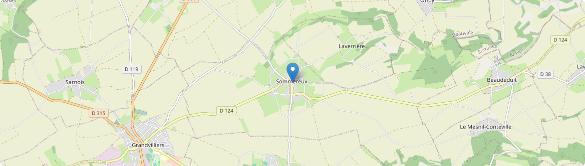 Sommereux - Carte