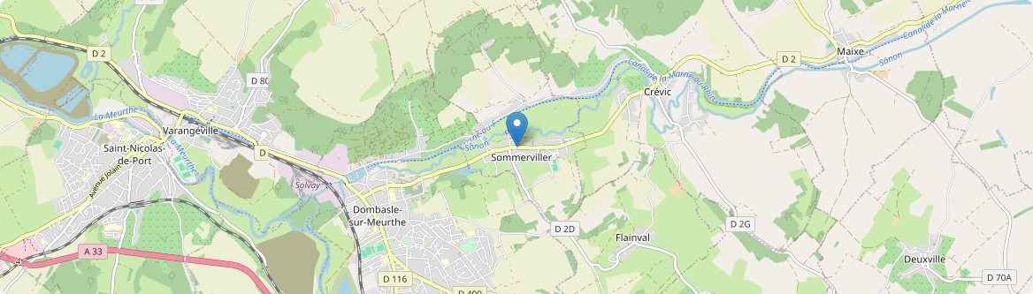 Sommerviller - Carte