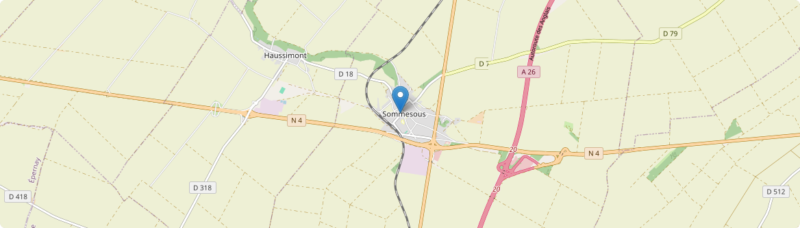 Sommesous - Carte
