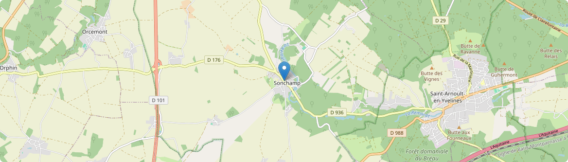 Sonchamp - Carte