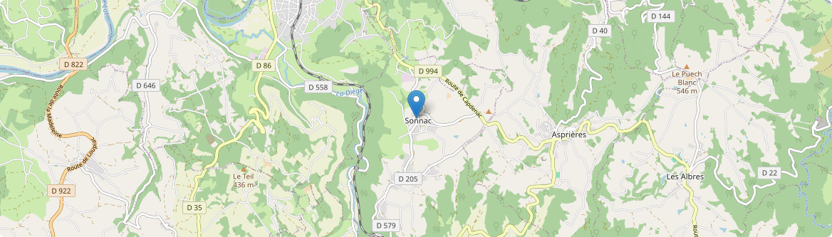 Sonnac - Carte