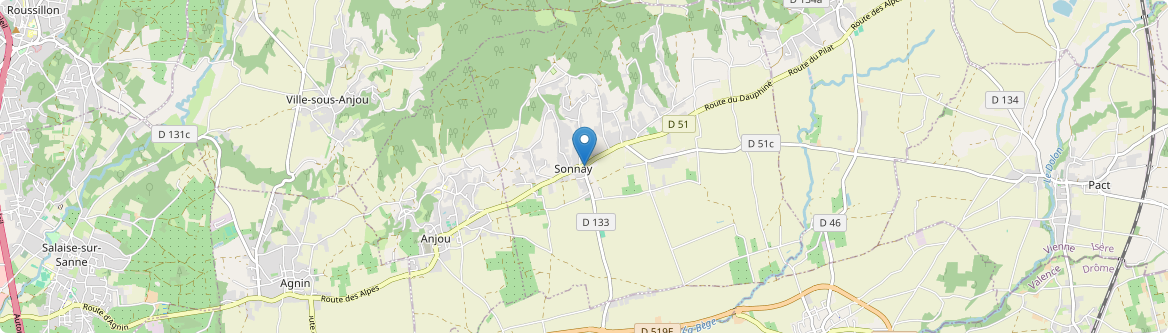 Sonnay - Carte