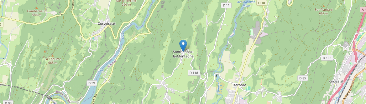 Sonthonnax-la-Montagne - Carte