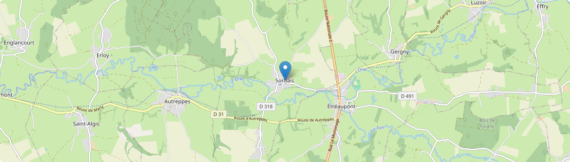 Sorbais - Carte