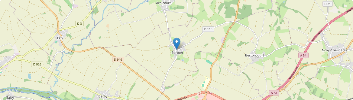 Sorbon - Carte