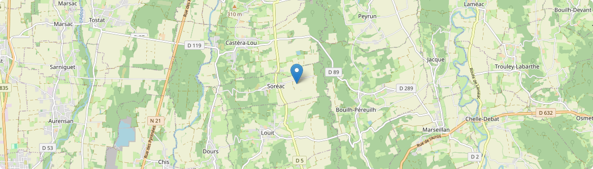 Soréac - Carte