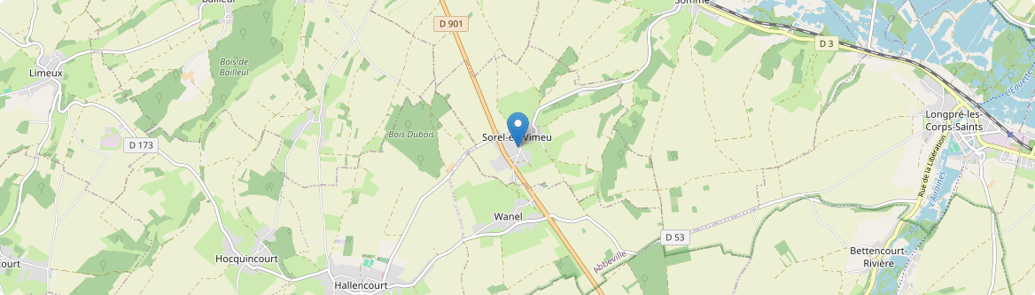 Sorel-en-Vimeu - Carte