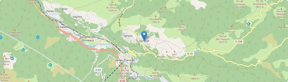Sorgeat - Carte